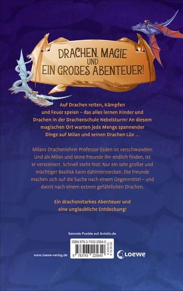 Produktbild: Drachenschule Nebelsturm (Band 5) - Der versteinerte Drache