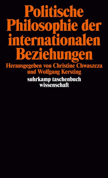 Produktbild: Politische Philosophie der internationalen Beziehungen