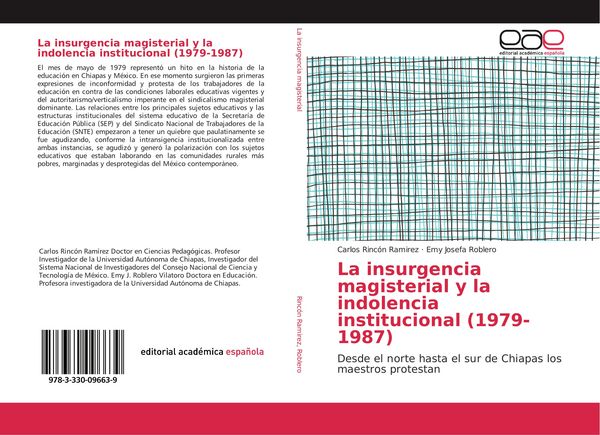 Produktbild: La insurgencia magisterial y la indolencia institucional (1979-1987)