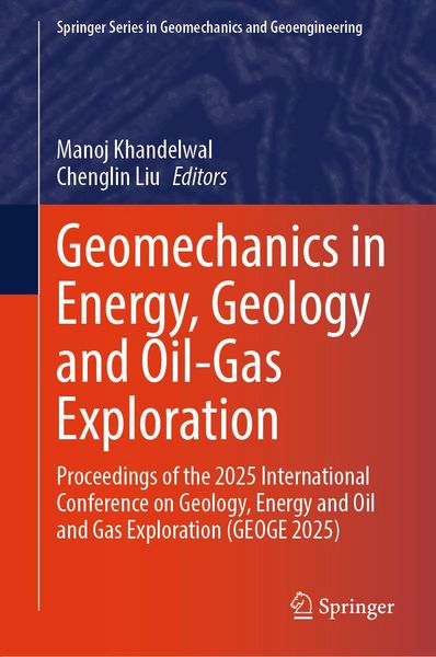 Produktbild: Geomechanics in Energy, Geology and Oil-Gas Exploration