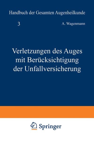 Produktbild: Verletzungen des Auges mit Ber&uuml;cksichtigung der Unfallversicherung