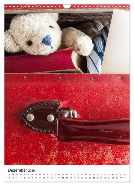 Produktbild: Teddyb&auml;ren Abenteuer - Zu Hause und Unterwegs (Wandkalender 2026 DIN A3 hoch), CALVENDO Monatskalender