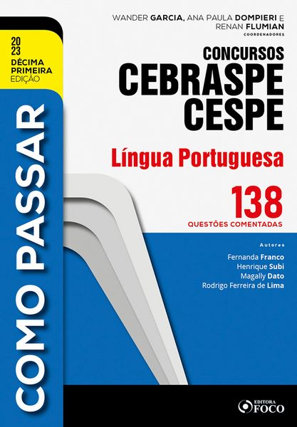 Produktbild: Como passar concursos CEBRASPE -L&iacute;ngua Portuguesa
