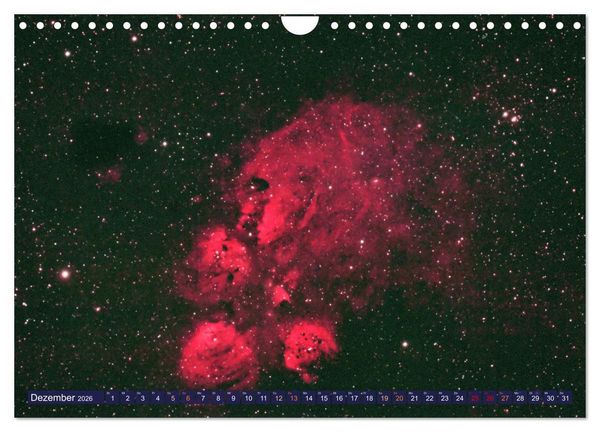 Produktbild: Galaxien, Sterne und Nebel: Leuchten aus dem All (Wandkalender 2026 DIN A4 quer), CALVENDO Monatskalender