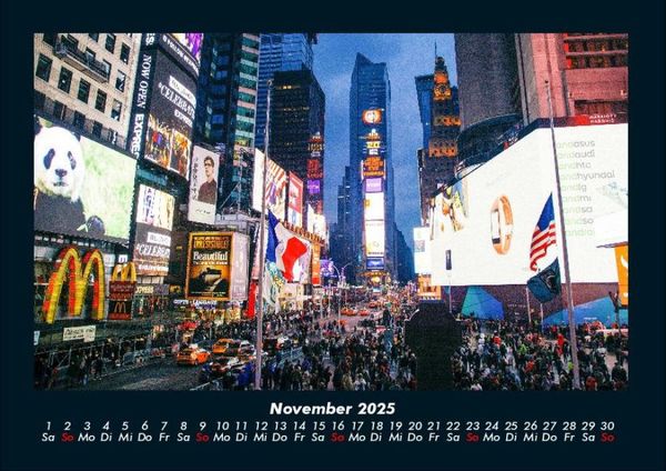 Produktbild: New York 2025 Fotokalender DIN A4