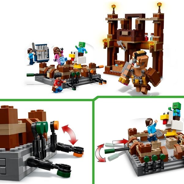 Produktbild: LEGO Minecraft 21272 Waldanwesen mit Boxring, Gamer Geschenk, Spielzeug