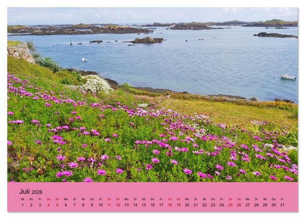Produktbild: Chausey Inseln Magischer Insel - Archipel Frankreich (Tischkalender 2026 DIN A5 quer), CALVENDO Monatskalender
