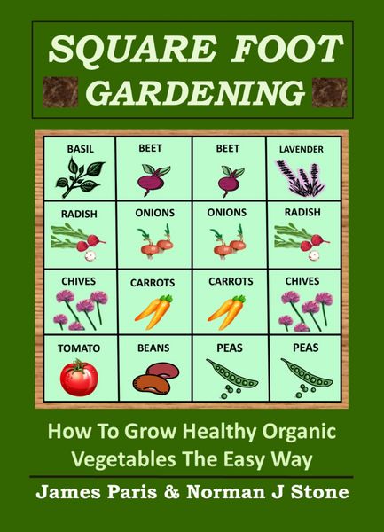 Produktbild: Square Foot Gardening: How To Grow Healthy Organic Vegetables The Easy Way