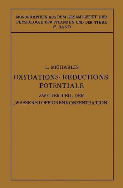 Produktbild: Oxydations-Reductions-Potentiale
