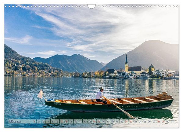 Produktbild: Malerischer Tegernsee (Wandkalender 2026 DIN A3 quer), CALVENDO Monatskalender