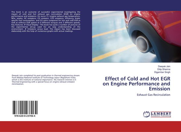 Produktbild: Effect of Cold and Hot EGR on Engine Performance and Emission