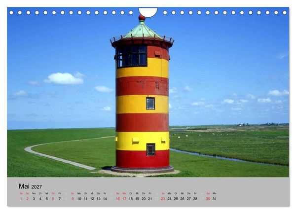 Produktbild: Ostfriesland an der Nordseek&uuml;ste (Wandkalender 2027 DIN A4 quer), CALVENDO Monatskalender