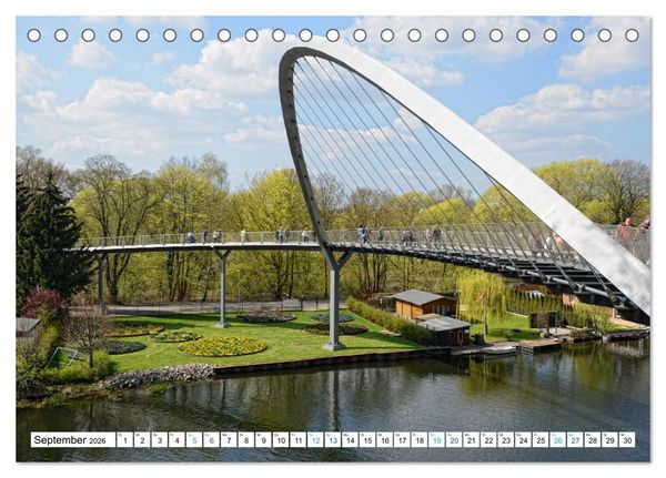 Produktbild: Rathenow - Gr&uuml;ne Stadt an der Havel (Tischkalender 2026 DIN A5 quer), CALVENDO Monatskalender