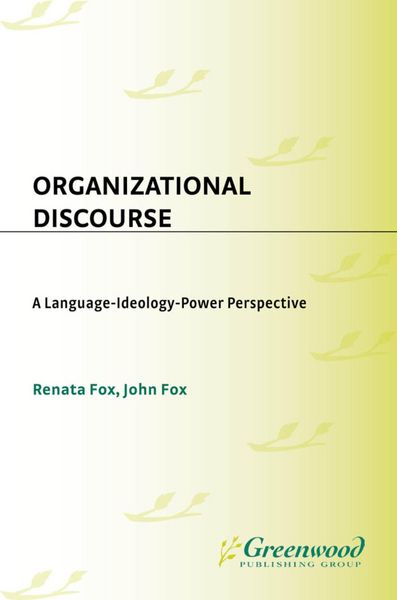 Produktbild: Organizational Discourse