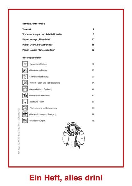 Produktbild: Kita aktiv Projektmappe Sonne, Mond und Sterne &ndash; das Weltall begreifen