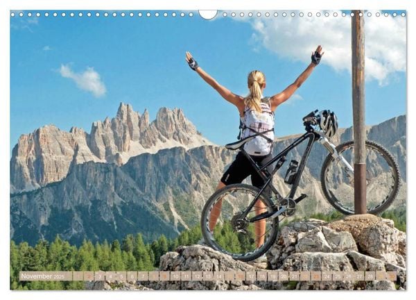 Produktbild: Mountainbike - Über Stock und Stein: Edition Funsport (Wandkalender 2025 DIN A3 quer), CALVENDO Monatskalender