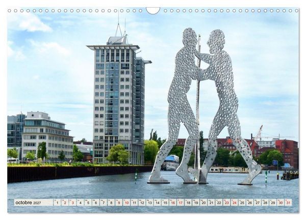 Produktbild: Berlin - dans le centre historique (Calendrier mural 2027 DIN A3 vertical), CALVENDO calendrier mensuel