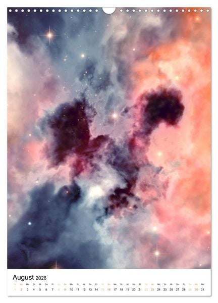 Produktbild: Galaxien und Nebulare (Wandkalender 2026 DIN A3 hoch), CALVENDO Monatskalender