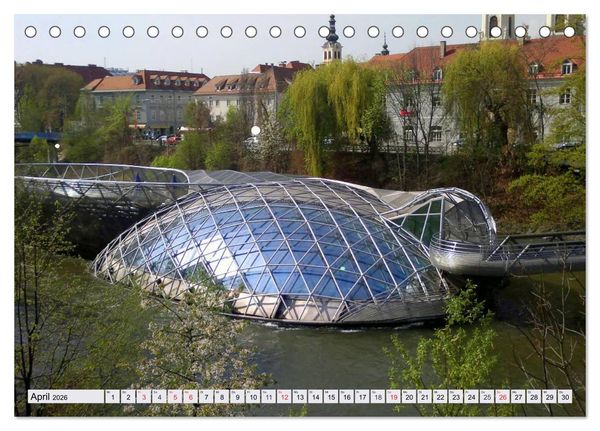 Produktbild: Geliebtes Graz. Schmuckst&uuml;ck und Herzensstadt (Tischkalender 2026 DIN A5 quer), CALVENDO Monatskalender