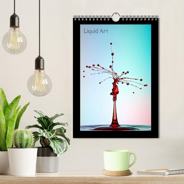 Produktbild: Liquid Art - Wassertropfen in Perfektion (Wandkalender 2026 DIN A4 hoch), CALVENDO Monatskalender