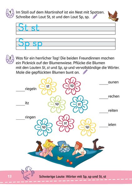 Produktbild: Bibi & Tina: Mein Lernr&auml;tsel-Block Deutsch f&uuml;r die 2. Klasse