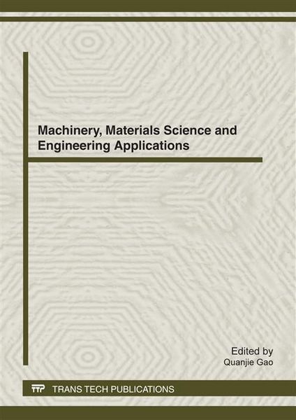 Produktbild: Machinery, Materials Science and Engineering Applications, MMSE2012