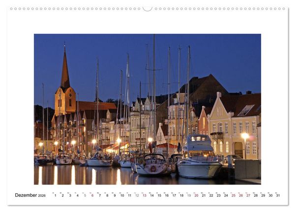 Produktbild: D&auml;nemark - Flensborg Fjord und Inselwelt (hochwertiger Premium Wandkalender 2026 DIN A2 quer), Kunstdruck in Hochglanz