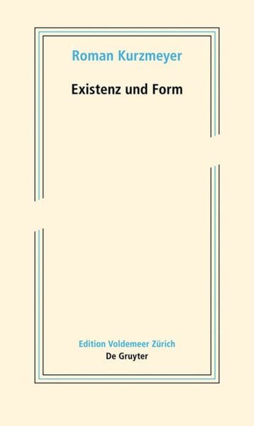 Produktbild: Existenz und Form