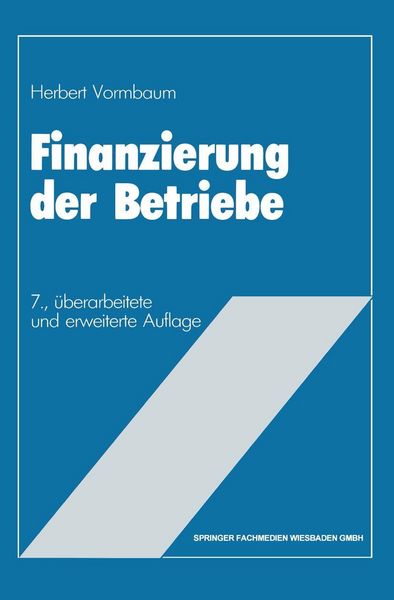 Produktbild: Finanzierung der Betriebe
