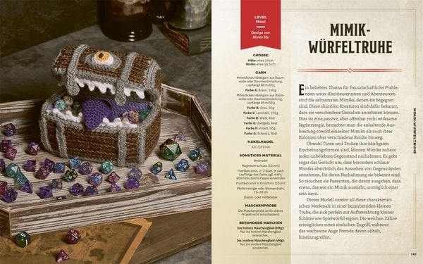 Produktbild: Das offizielle Dungeons & Dragons H&auml;kelbuch