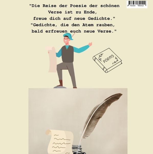 Produktbild: &bdquo;Zauberhafte Verse: Poesie f&uuml;r die Seele&ldquo; Poetische Reise: Gedichte der Freude.