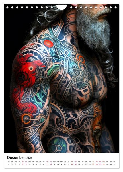Produktbild: Tattoo Tales (Wall Calendar 2026 DIN A4 portrait), CALVENDO 12 Month Wall Calendar