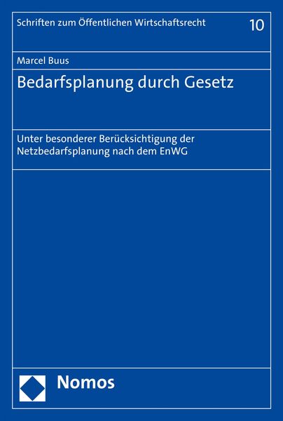 Produktbild: Bedarfsplanung durch Gesetz