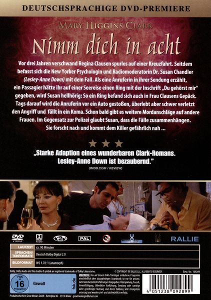 Produktbild: Mary Higgins Clark - NIMM DICH IN ACHT