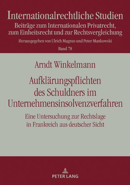 Produktbild: Aufklaerungspflichten des Schuldners im Unternehmensinsolvenzverfahren