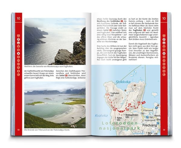 Produktbild: KOMPASS Wanderführer Lofoten, Vesterålen und Senja, 70 Touren mit Extra-Tourenkarte