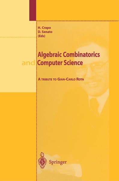Produktbild: Algebraic Combinatorics and Computer Science