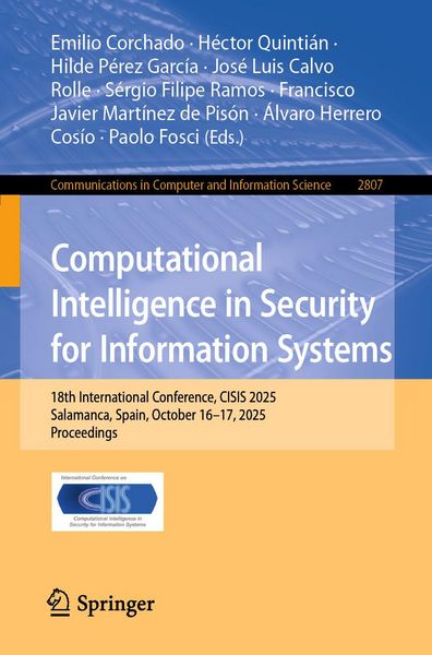 Produktbild: Computational Intelligence in Security for Information Systems