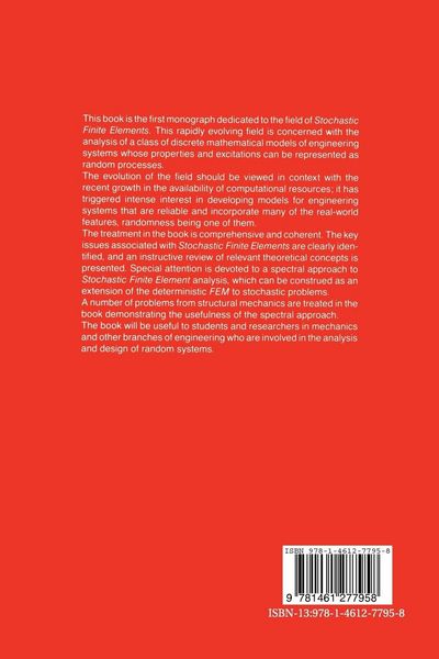 Produktbild: Stochastic Finite Elements: A Spectral Approach
