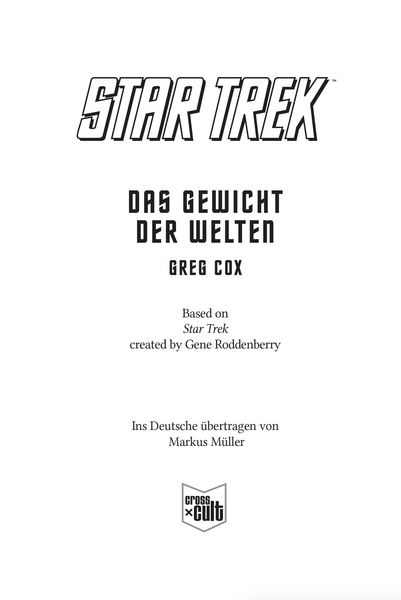 Produktbild: Star Trek - The Original Series: Das Gewicht der Welten