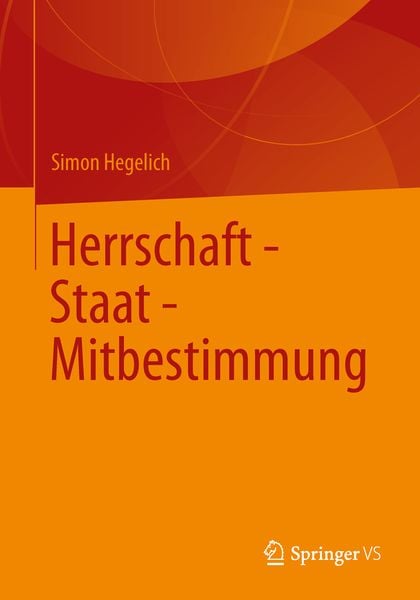 Produktbild: Herrschaft - Staat - Mitbestimmung