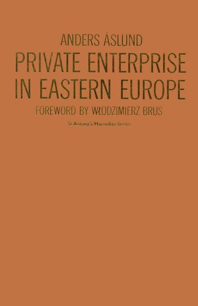 Produktbild: Private Enterprise in Eastern Europe