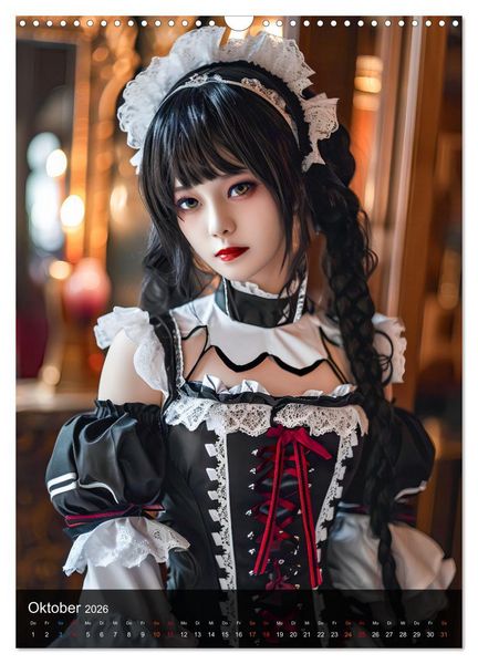 Produktbild: Anime-Girls - Japanische Kawaii-Sch&ouml;nheiten im Anime-Stil (Wandkalender 2026 DIN A3 hoch), CALVENDO Monatskalender