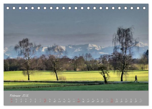 Produktbild: Farbrausch Bodensee (Tischkalender 2026 DIN A5 quer), CALVENDO Monatskalender