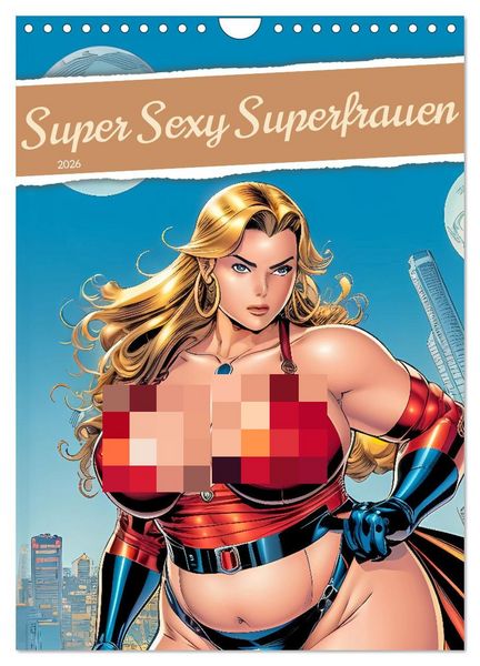 Produktbild: Super Sexy Superfrauen (Wandkalender 2026 DIN A4 hoch), CALVENDO Monatskalender