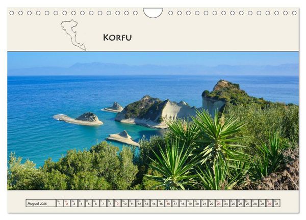 Produktbild: Reise durch die Griechische Inselwelt (Wandkalender 2026 DIN A4 quer), CALVENDO Monatskalender
