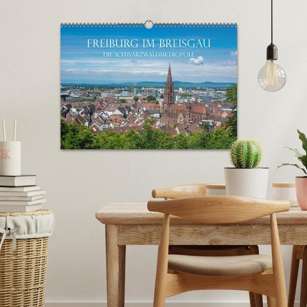 Produktbild: Freiburg im Breisgau - Die Schwarzwaldmetropole (Wandkalender 2026 DIN A3 quer), CALVENDO Monatskalender