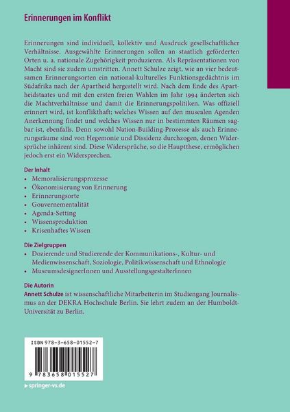 Produktbild: Erinnerungen im Konflikt