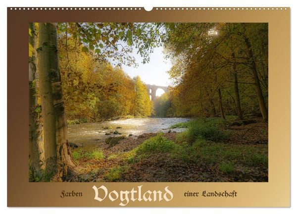 Produktbild: Vogtland - Farben einer Landschaft (Wandkalender 2026 DIN A2 quer), CALVENDO Monatskalender