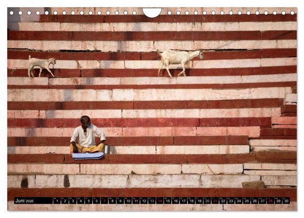 Produktbild: Indien - Varanasi (Wandkalender 2026 DIN A4 quer), CALVENDO Monatskalender
